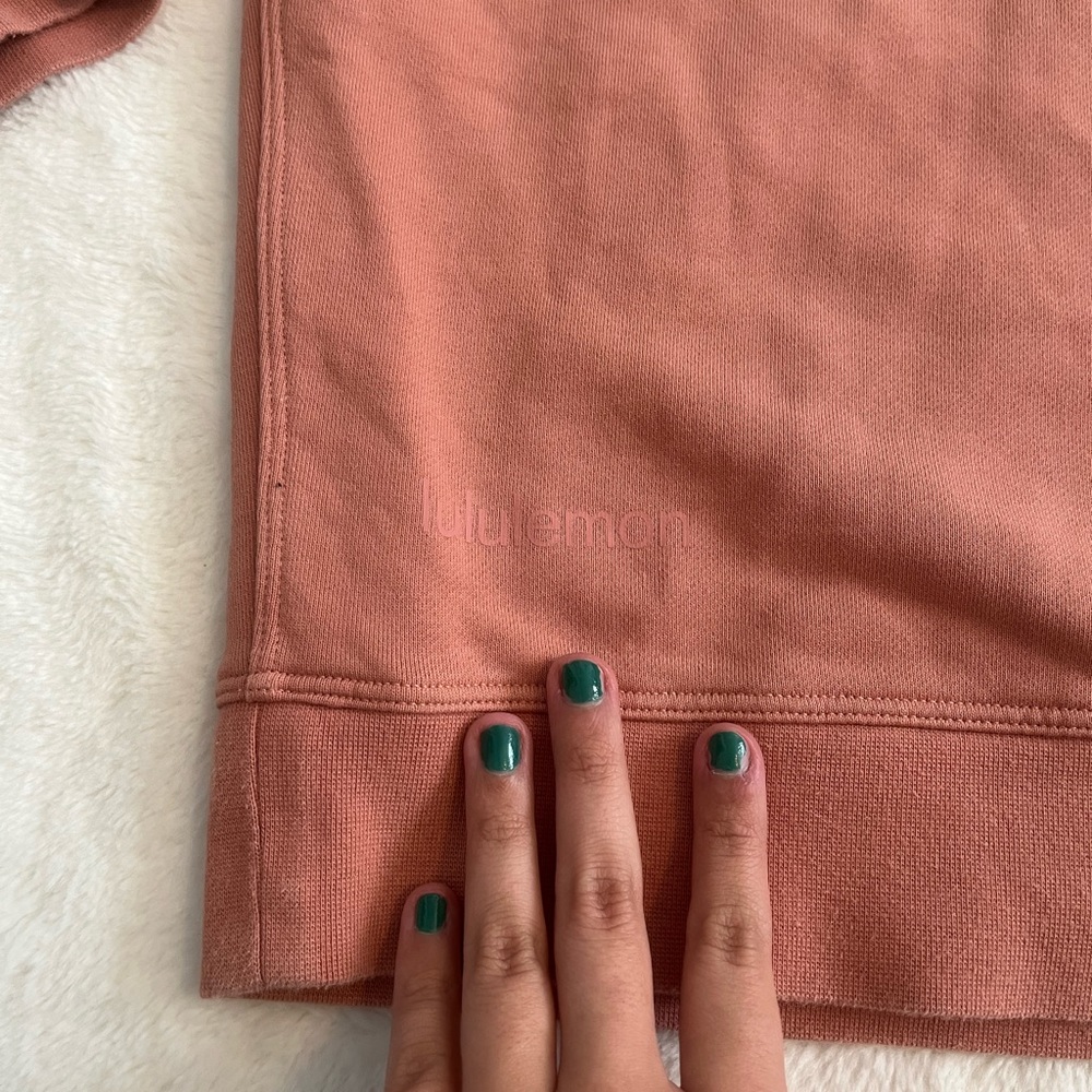 LULULEMON PERFECTLY OVERSIZED HOODIE SIZE 4 IN PINK SAVANNAH